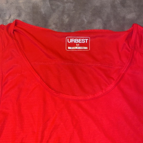 Red men's tank top. Tags on. - Picture 3 of 5